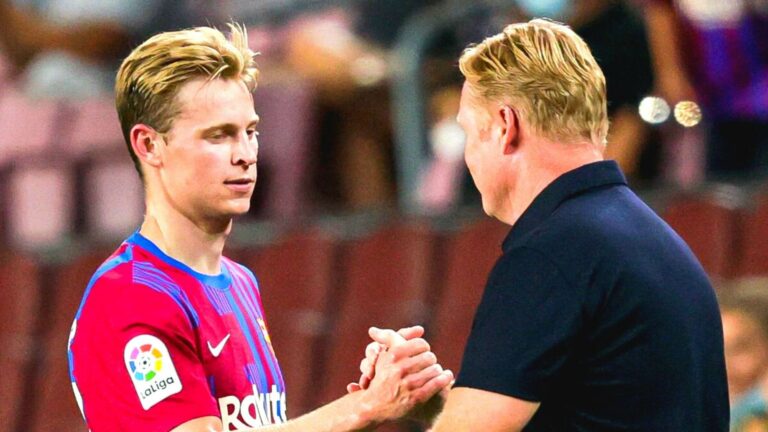 Ronald Koeman Discloses Frenkie De Jong, A Manchester United Target Ronald Koeman Discloses Frenkie De Jong, A Manchester United Target